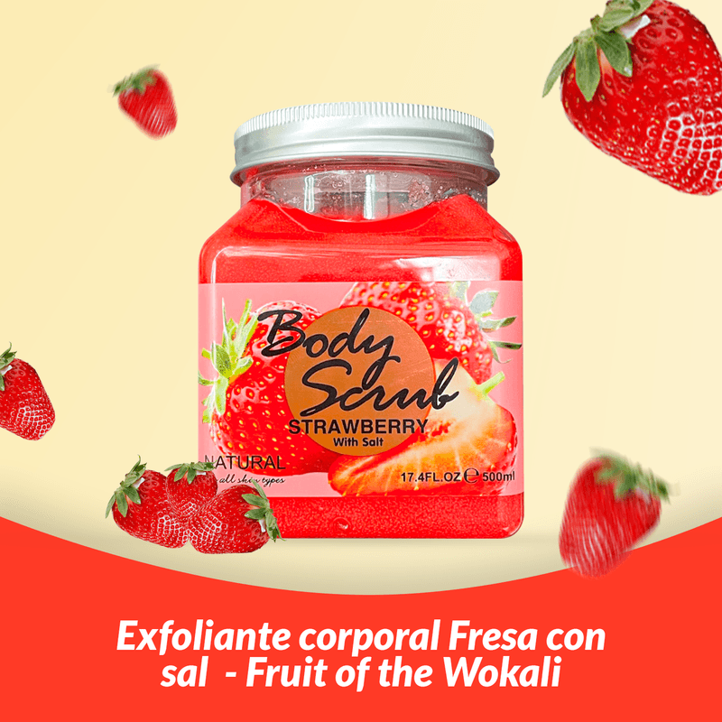 Exfoliante Corporal Fresa Con Sal 500ml