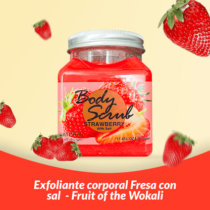 Exfoliante Corporal Fresa Con Sal 500ml