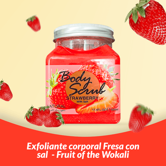 Exfoliante Corporal Fresa Con Sal 500ml