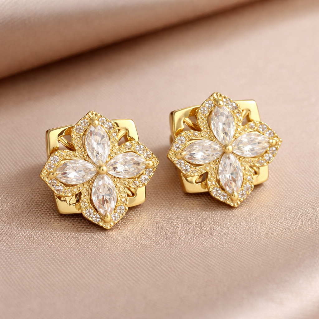 Arete Flor Giratoria
